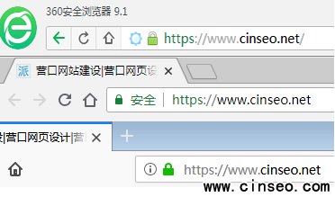 DV SSL證書展示形式